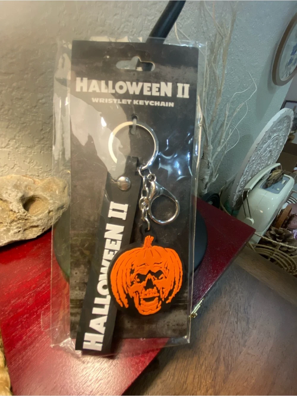 Halloween II Orange Pumpkin Wristlet Keychain - Official Movie Merchandise